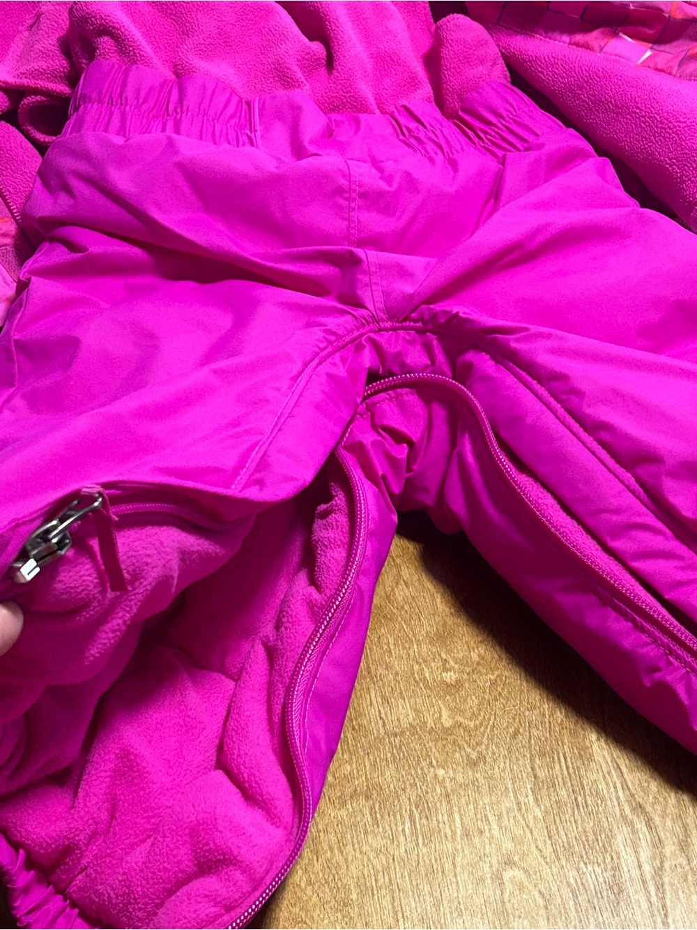 Columbia Bright Magenta Kids 2-Piece Snow Set - Picture 5 of 7